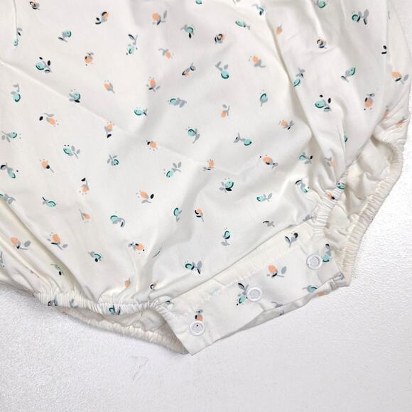 Dondolo Bubble Girls Sz 2 Bella Calico Classic Floral Preppy Boutique Cream - Picture 3 of 7